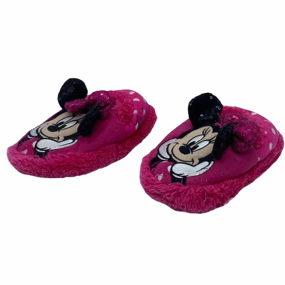 Disney Minnie Mouse slippers‎ Toddler (7/8) sequin